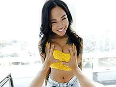 Asian Nudes presents: Blackvalleygirls - ass bouncing from a blasian