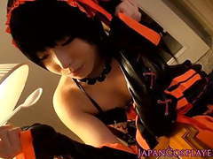 Asian Nudes presents: Cosplay dal kurumi tokisaki spoils shidou itsukas dick