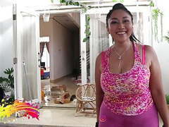 Asian Nudes presents: Sarah hot in pink leggings