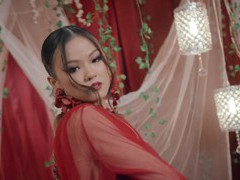 Asian Nudes presents: Hairy japanese model luly chu spreads legs to ride a white dick