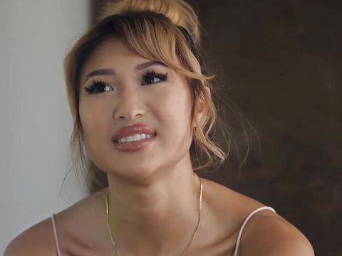 Asian Nudes presents: Asian jennie rose strap on fucks newbie masseuse mina luxx