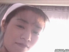 Asian Nudes presents: Doggystyle fucked asian takes cum on her face