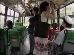 Asian Nudes presents: She strokes him and he fingers her on the bus